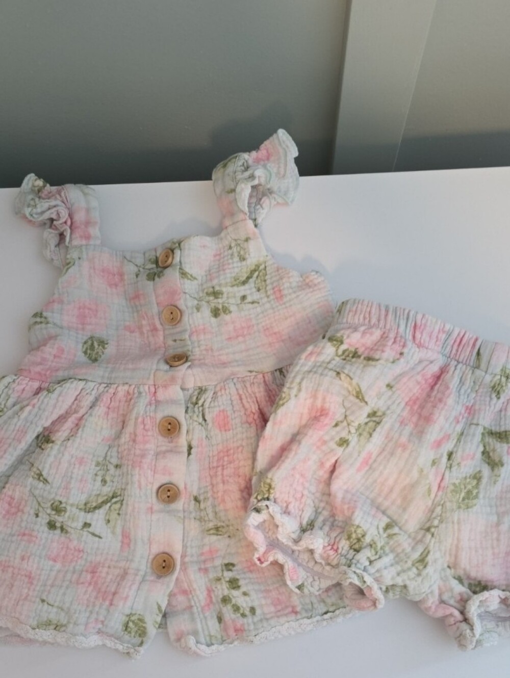 Sweethoney 5 Or 5t Floral Outfit Set Smocked Brand